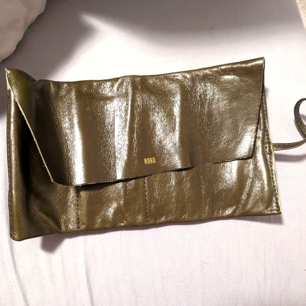 Hobo leather Dasher travel jewelry roll